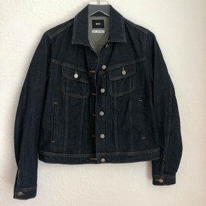 BDG dark wash denim jacket size large